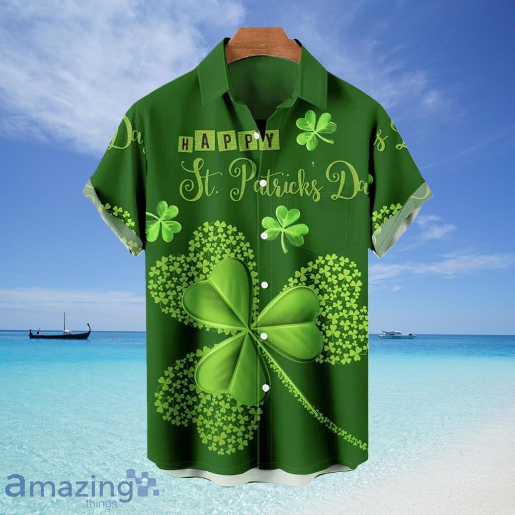 Grass Pokemon St.Patrick's Day Hawaiian Shirt