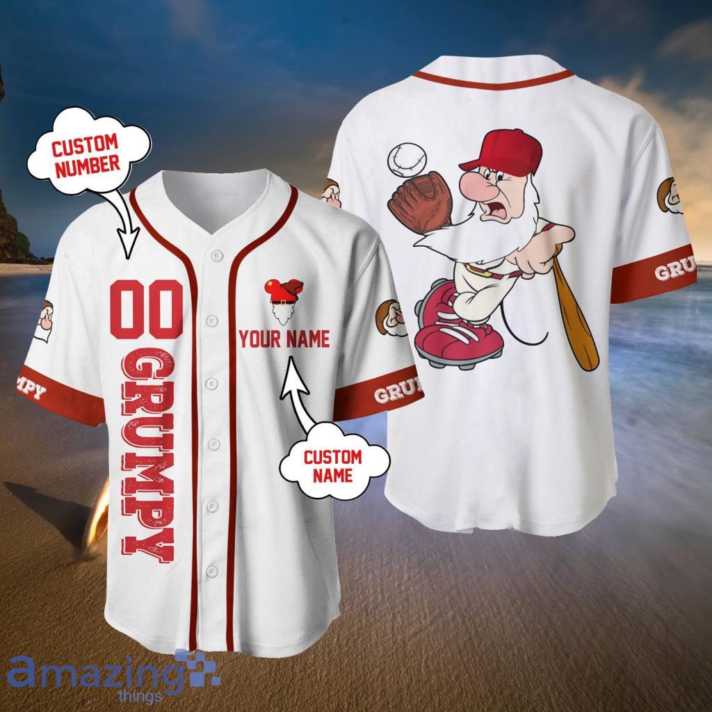 DISNEY Personalized Name Sport Baseball Jersey