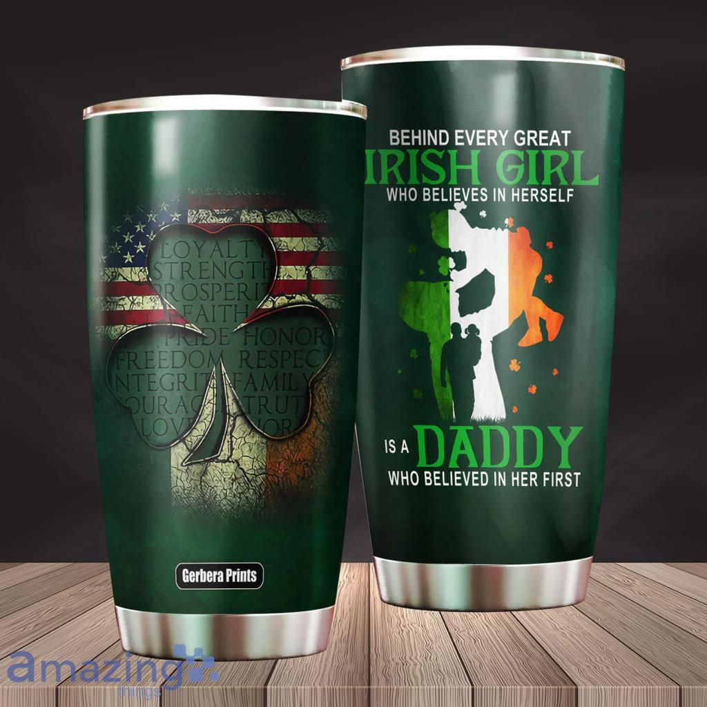 Happy Irish St Patrick Day Stainless Steel Tumbler - Happy Irish St Patrick Day Stainless Steel Tumbler