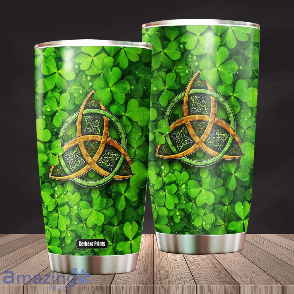 Happy St Patrick's Day Irish Stainless Steel Tumbler - Happy St Patrick's Day Irish Stainless Steel Tumbler