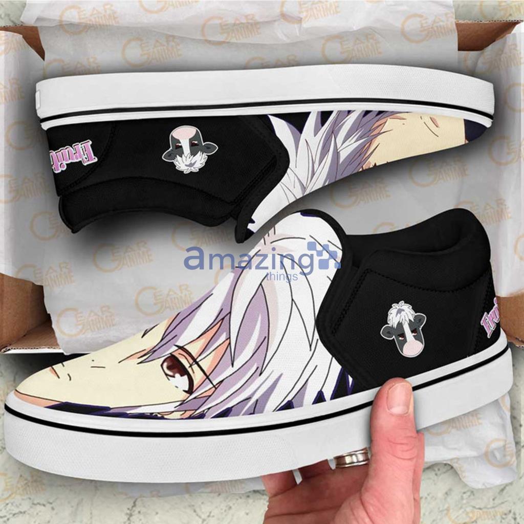 Hatsuharu Souma Custom Anime Fruit Basket Slip On Sneakers Shoes - Hatsuharu Souma Custom Anime Fruit Basket Slip On Sneakers Shoes