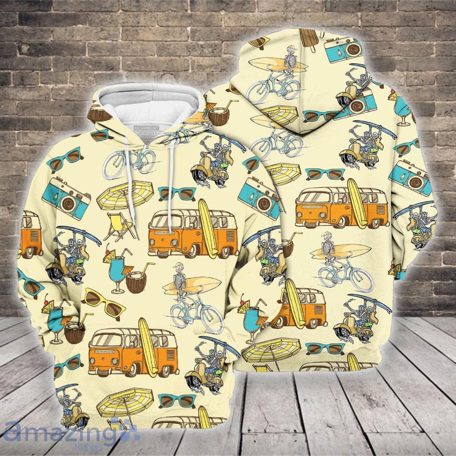 Hawaii Activities At The Beach 3D Hoodie Gift For Travelers Product Photo 1