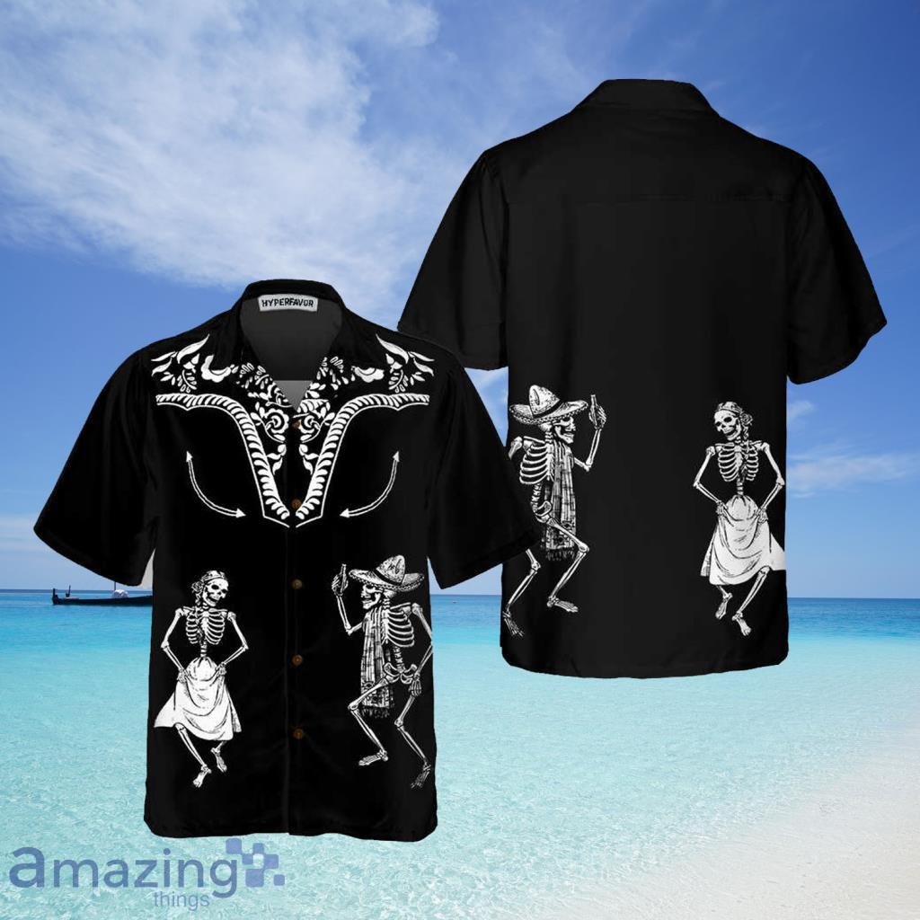 HDancing Skeleton Dia De Los Muertos awaiian Shirt For Men And Women - HDancing Skeleton Dia De Los Muertos awaiian Shirt For Men And Women