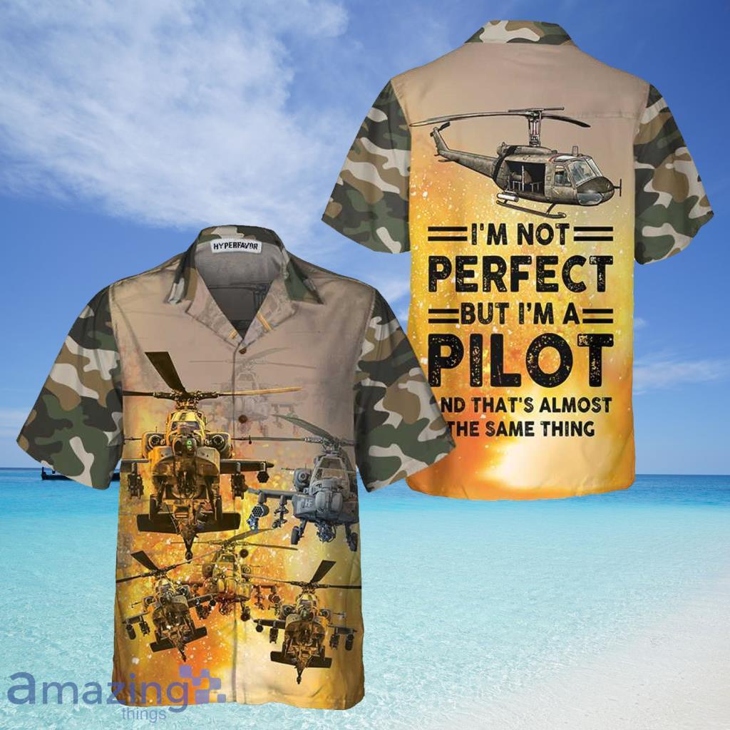 Helicopter Pilot Hawaiian Shirt For Men And Women - Helicopter Pilot Hawaiian Shirt For Men And Women