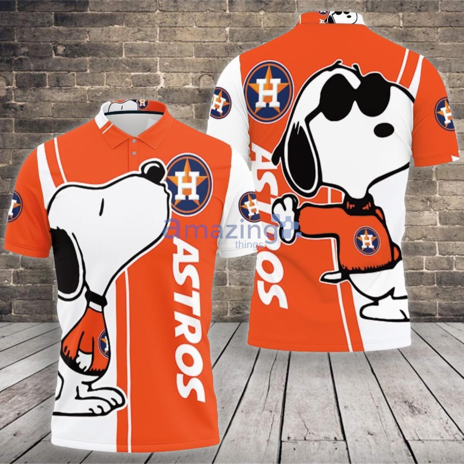 Houston Astros Snoopy Lover Polo Shirt For Sport Fans