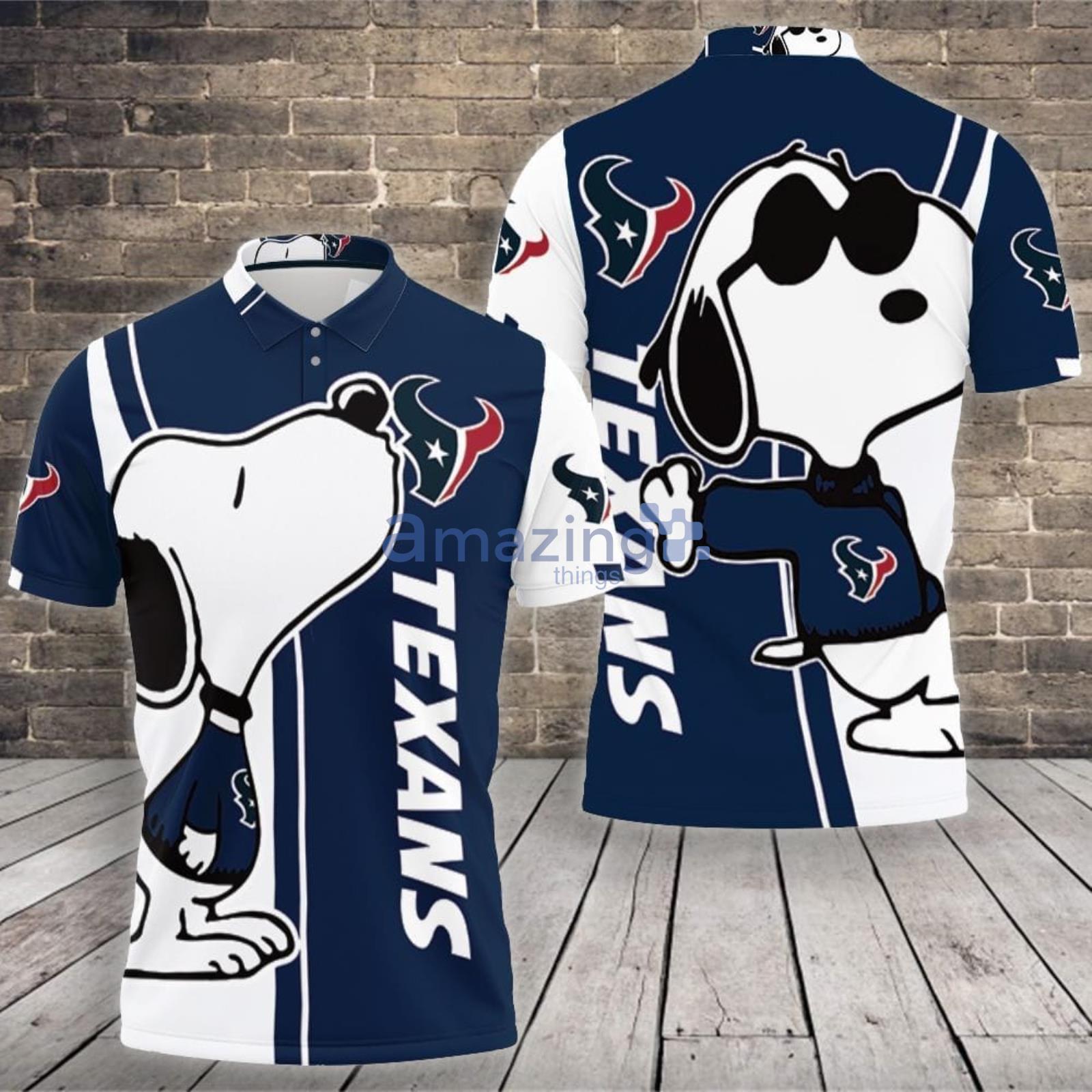 In october we wear pink Houston Texans Snoopy shirt - Dalatshirt