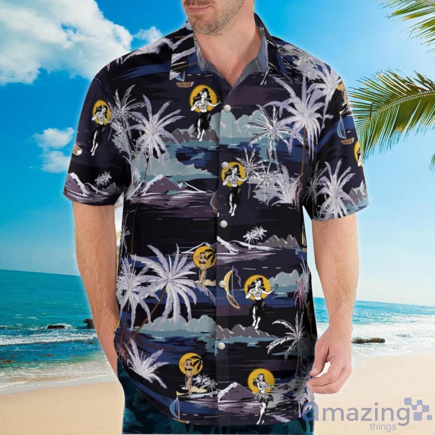 Hula Moon Aloha Happy Summer Hawaiian Shirt For Men And Women Product Photo 1
