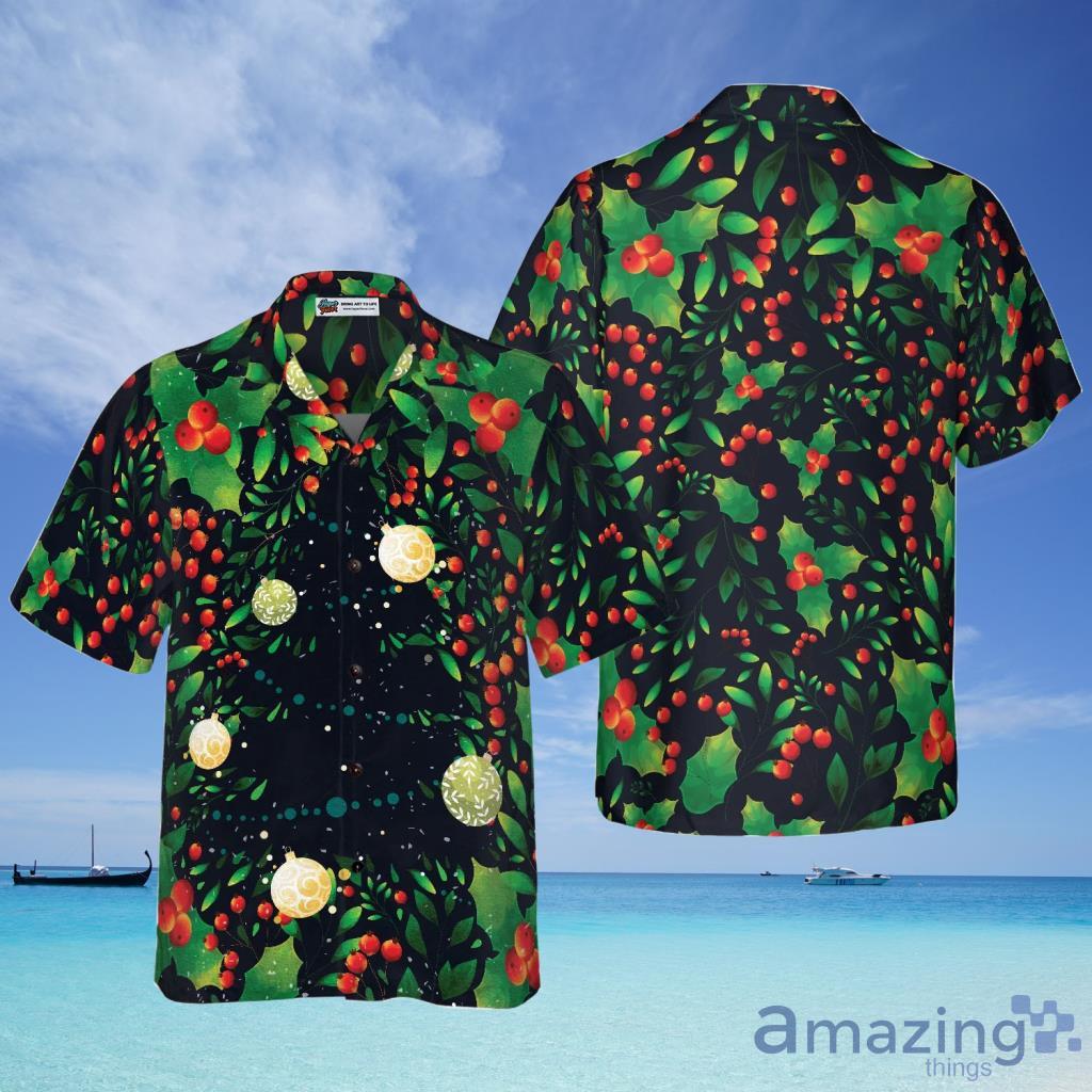 Hyperfavor Christmas Tree Pattern Hawaiian Shirt For Men And Women - Hyperfavor Christmas Tree Pattern Hawaiian Shirt For Men And Women