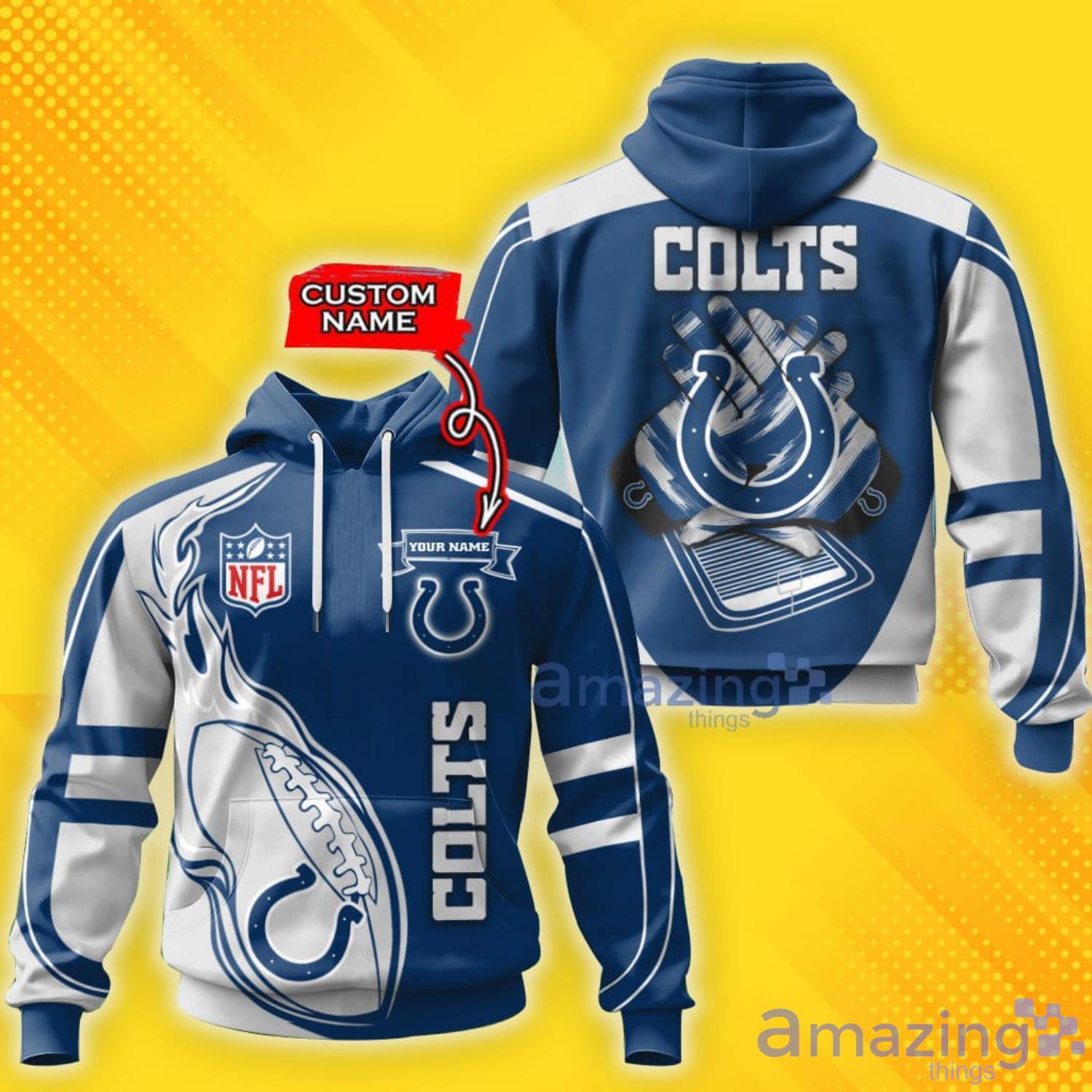 NFL Indianapolis Colts Custom Name Sports Design For Fan Classic