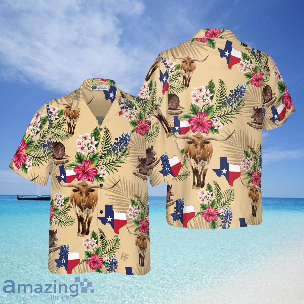 Insignia Bluebonnet Texas Hawaiian Shirt - Insignia Bluebonnet Texas Hawaiian Shirt