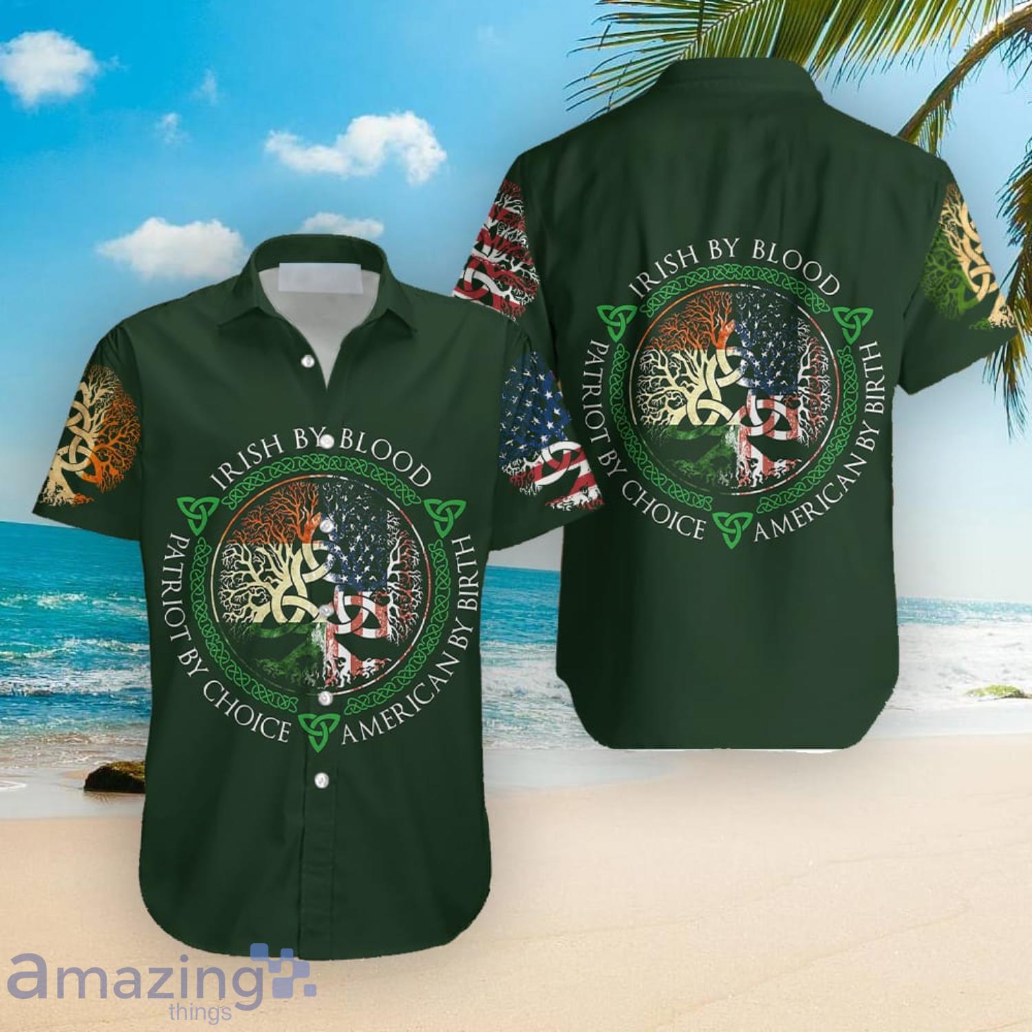Irish By Blood Irish St Patricks Day Cute Gift Hawaiian Shirt Product Photo 1