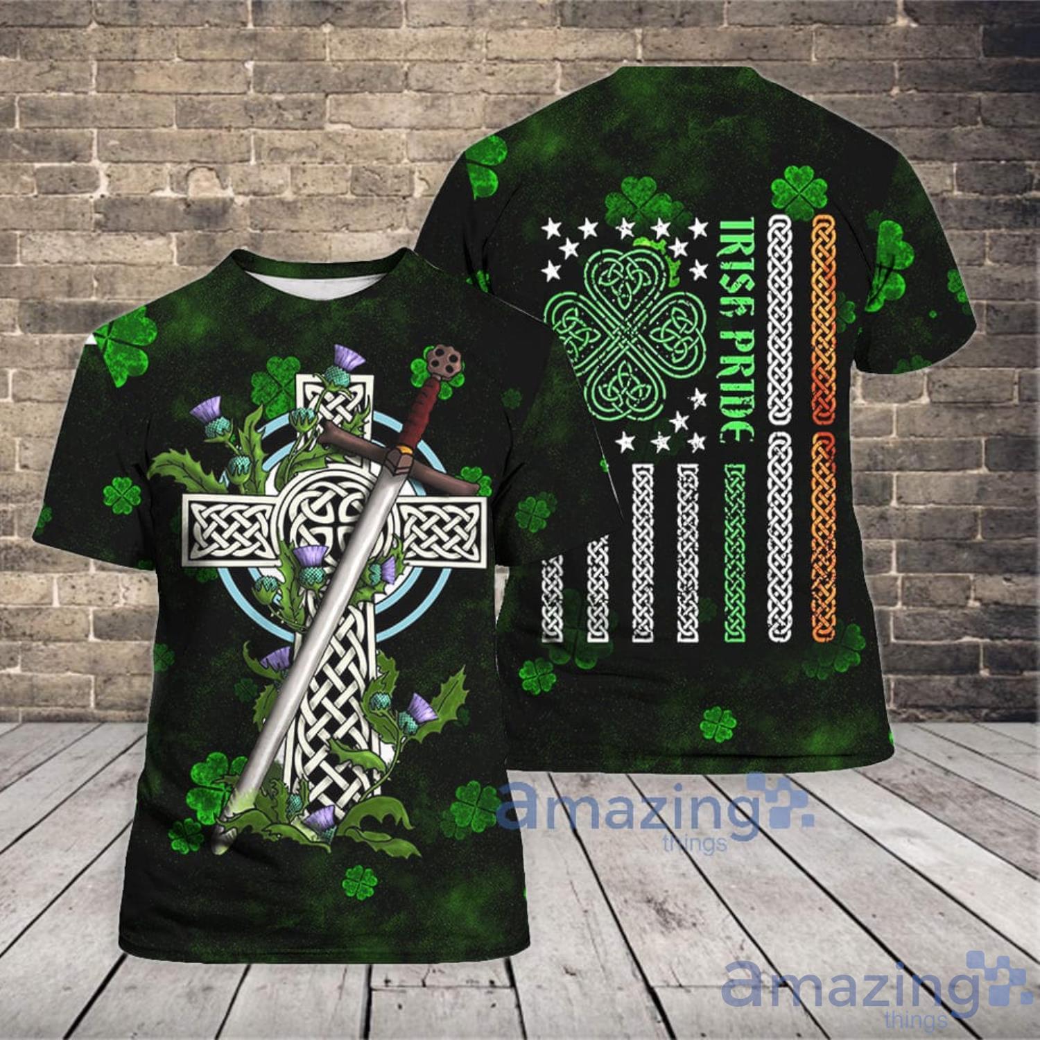 Irish Fride St Patricks Day 3D T-Shirt Gift For Patrick's Day Product Photo 1