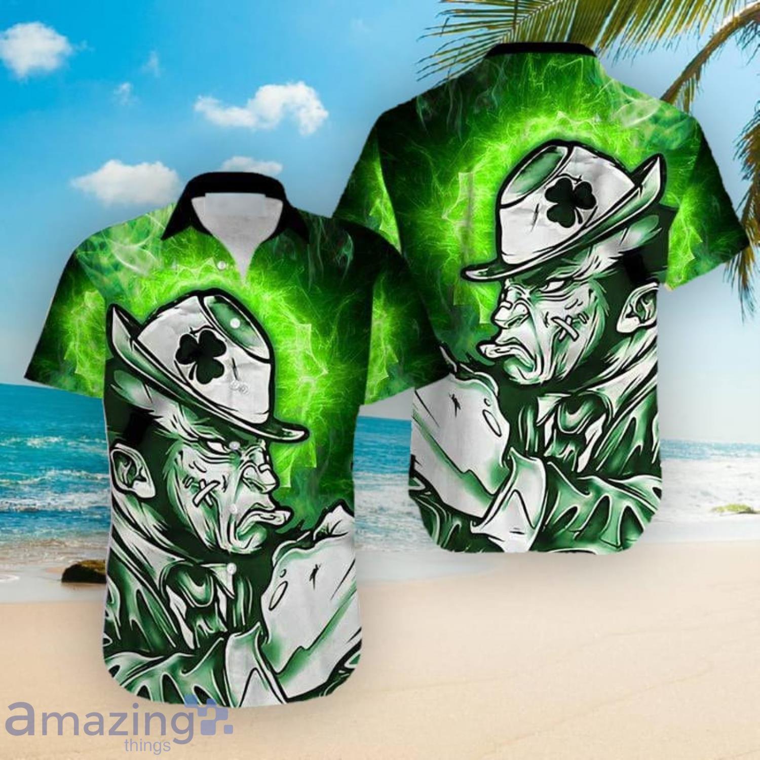Irish Man Happy Patrick's Day Cute Gift Hawaiian Shirt Product Photo 1
