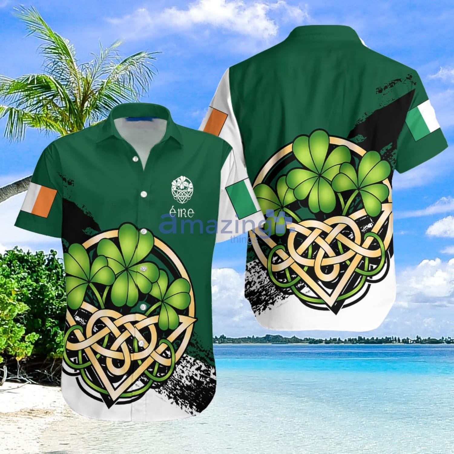 Irish Patrick Day Lucky Day Aloha Gift For Summer Hawaiian Shirt Men And Women Product Photo 1