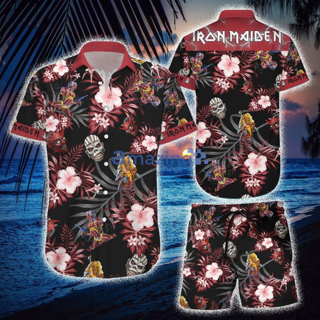 Ironmaiden Hawaiian Shirt And Short - Ironmaiden Hawaiian Shirt And Short
