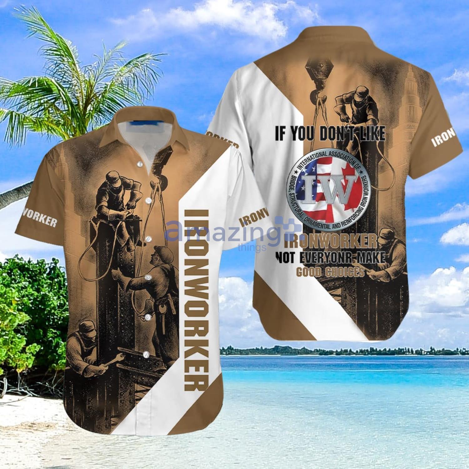 Ironworker Aloha Gift For Summer Hawaiian Shirt Men And Women Gift For Ironworker Product Photo 1
