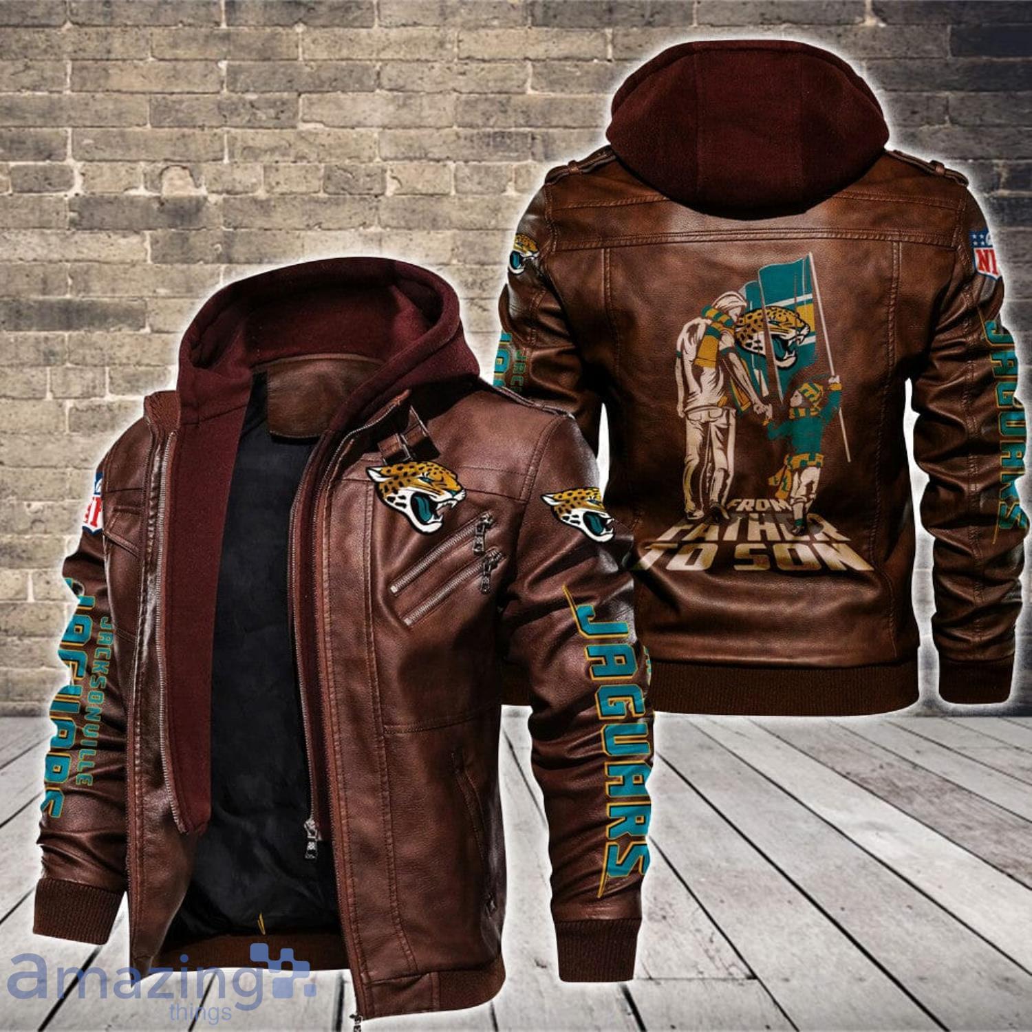 Jacksonville Jaguars Leather Jacket For Men and Women