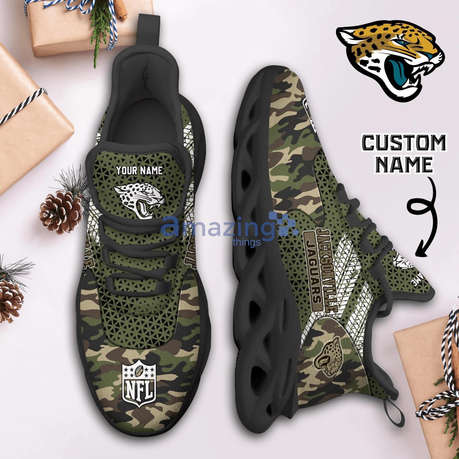Personalized Shoes Playoffs Jacksonville Jaguars Jordan 13 Customized Name  - Banantees