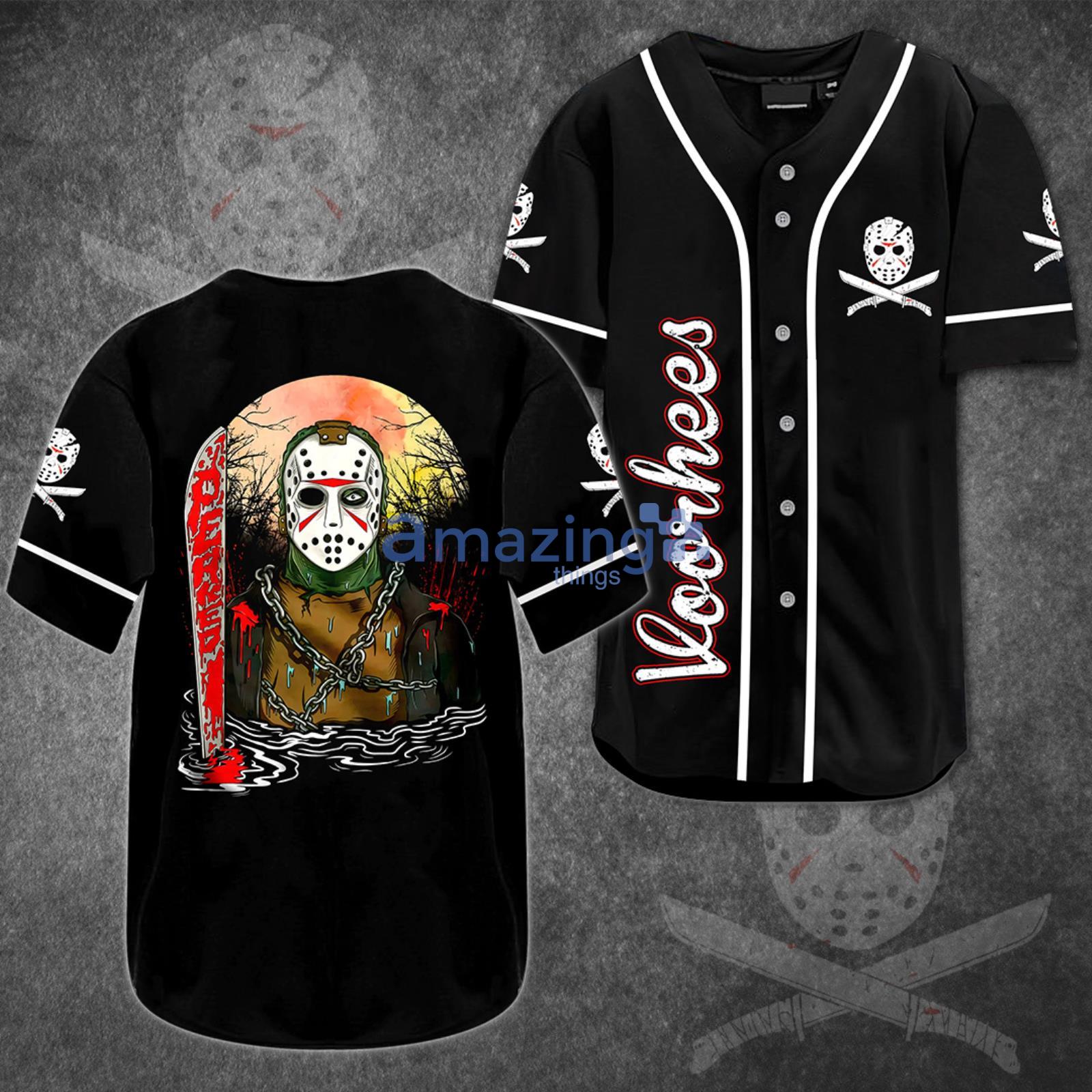 Jason Voorhees Halloween Baseball Jersey Shirt Halloween Gift Product Photo 1