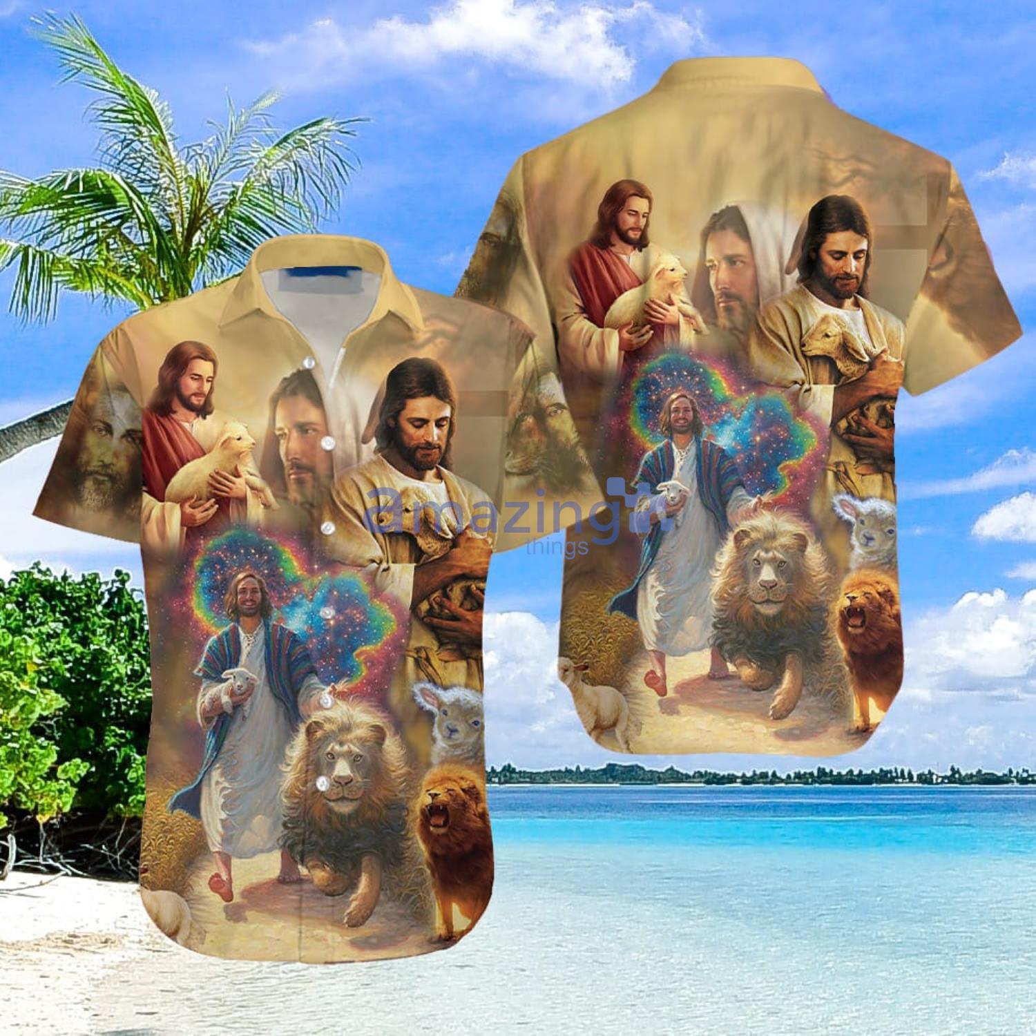 Jesus Aloha Gift For Summer Hawaiian Shirt Men And Women Product Photo 1 Jesus Aloha Gift For Summer Hawaiian Shirt Men And Women Product Photo 1