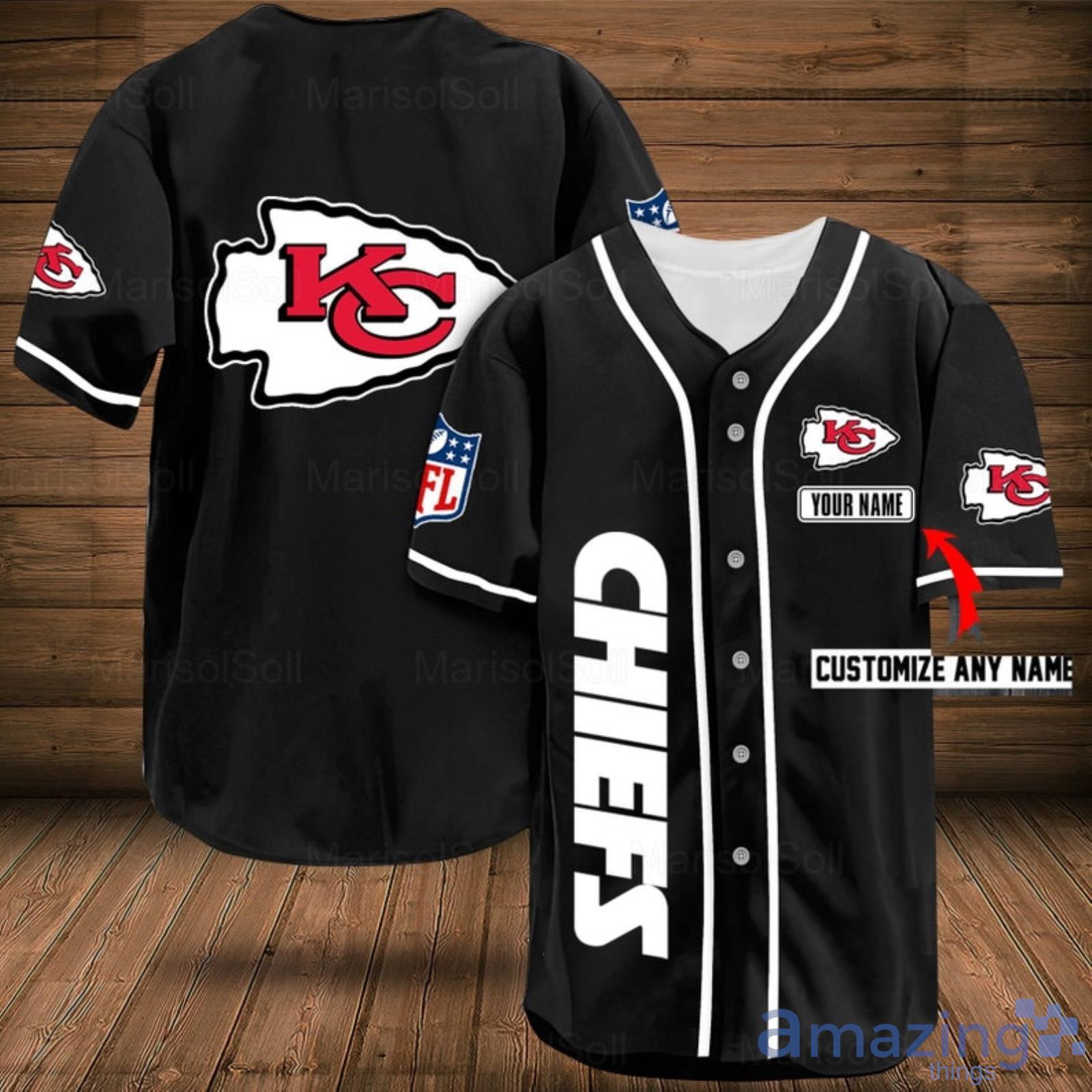 Kansas City Baseball Jersey Personalized Name Black Baseball Jersey Shirt