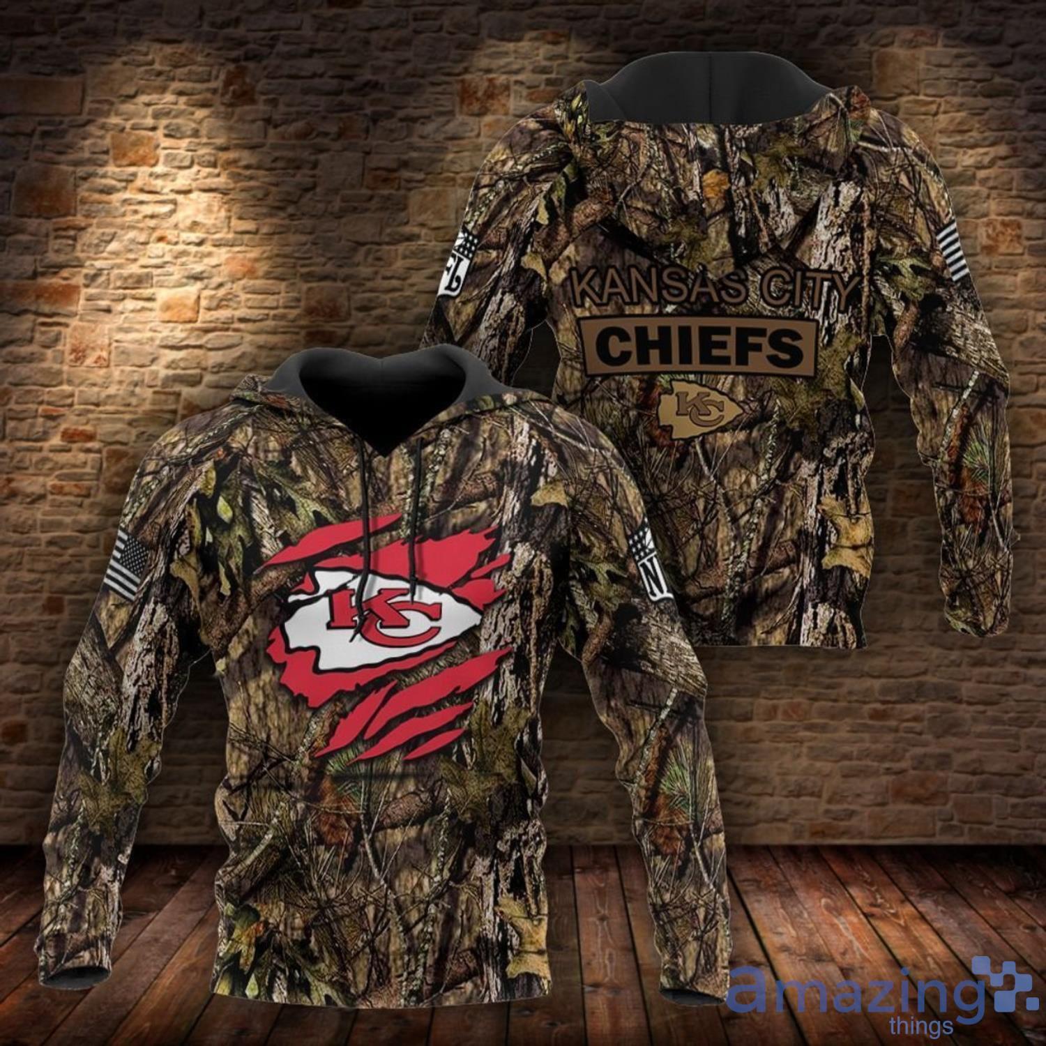 Kansas City Chiefs And Hunting Limited Hoodie For Fans Product Photo 1