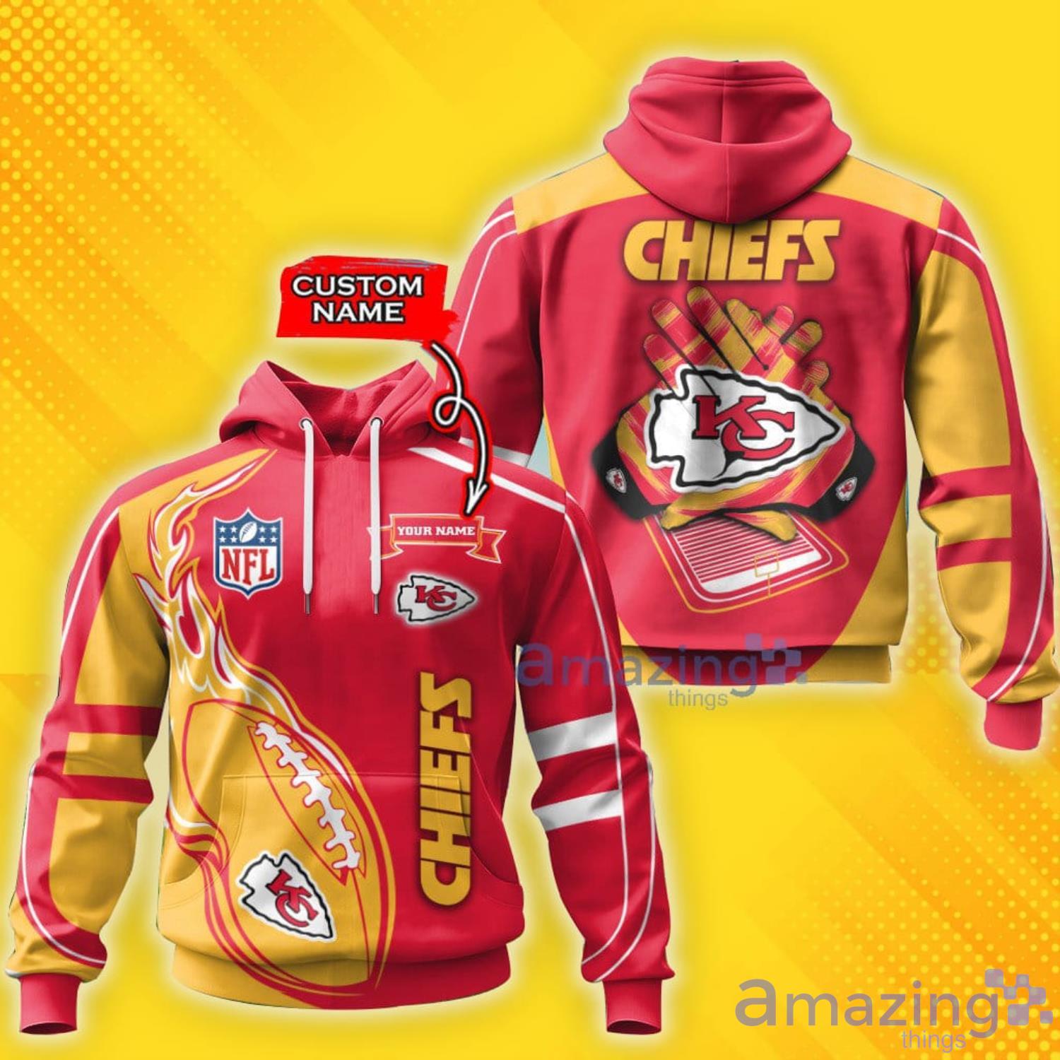 Kansas City Chiefs CUSTOM Embroidered Shirt 