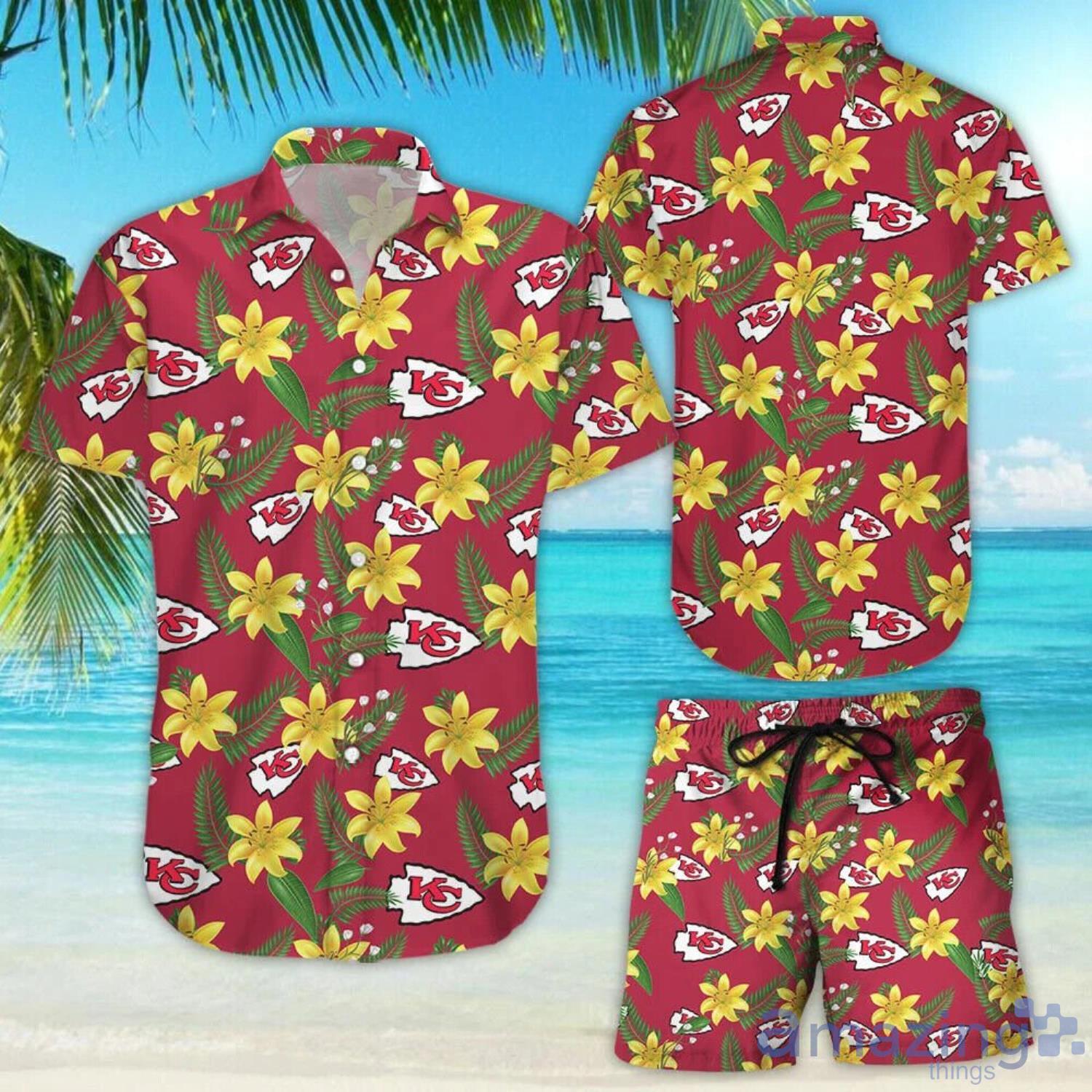 Kansas City Chiefs Pineapple Hibiscus Hawaii Summer Hawaiian