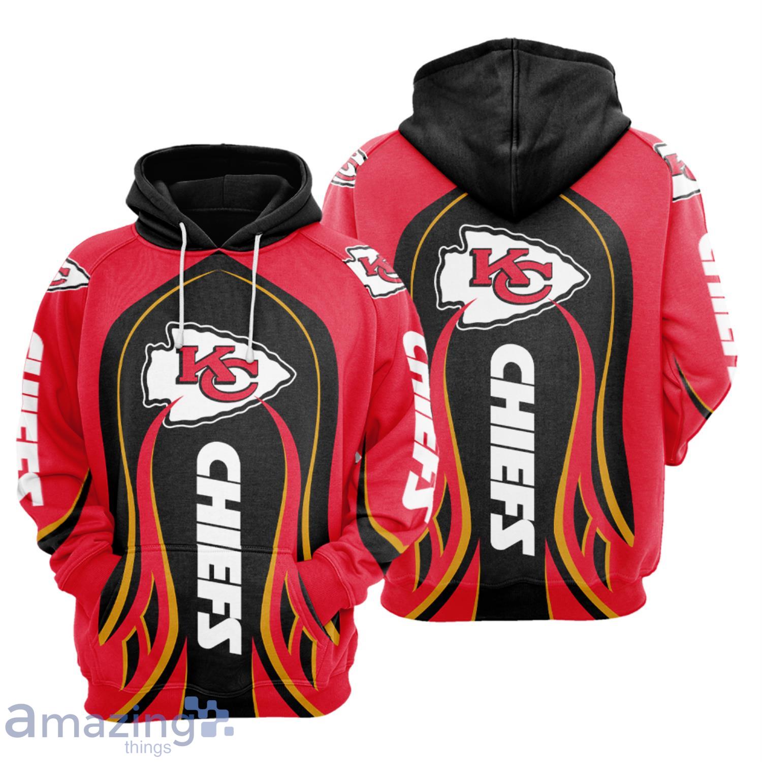 Team Kansas City Chiefs NFL Zip Hoodies Print Full - Banantees