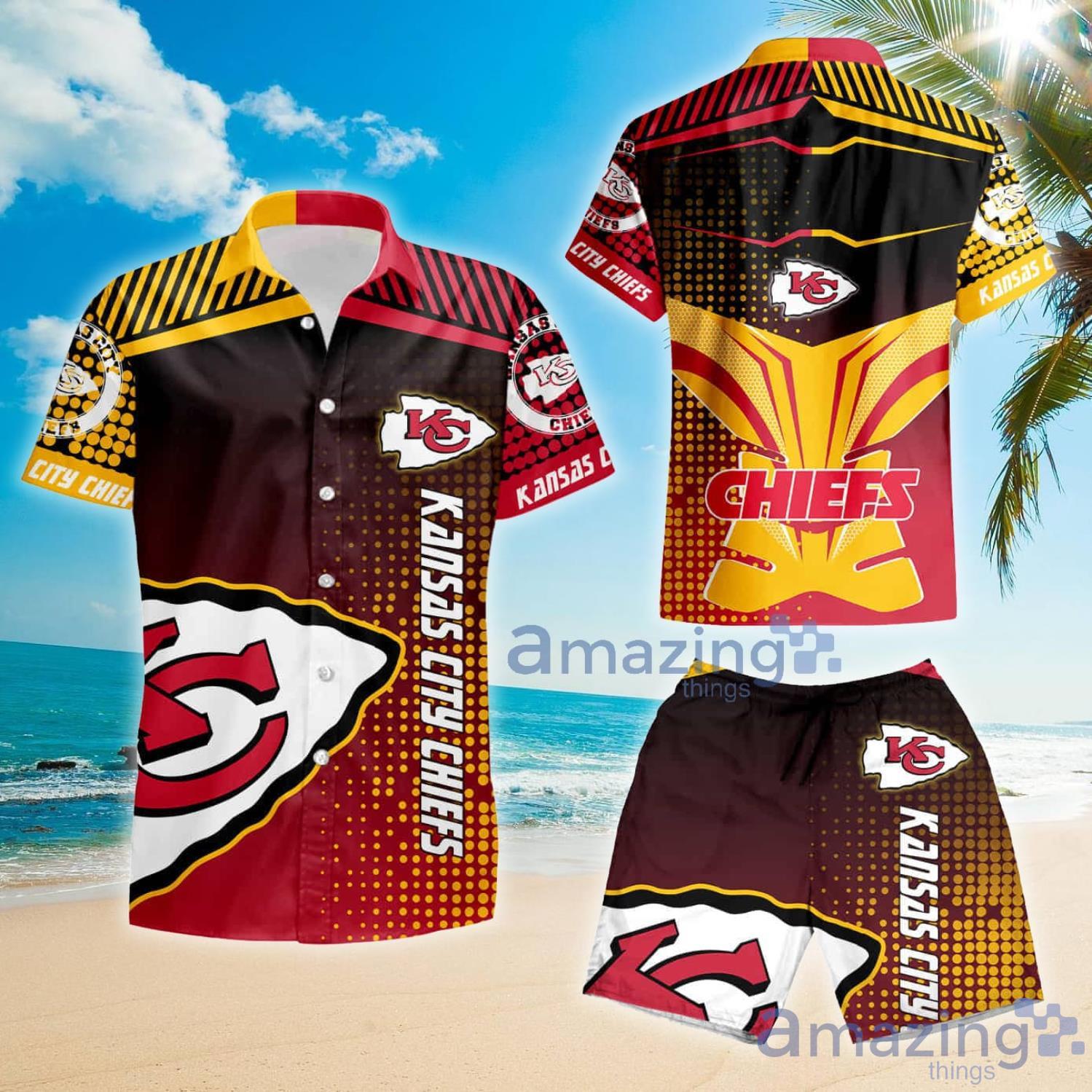 Kansas City Chiefs NFL Combo Summer Hawaiian Shirt And Pants