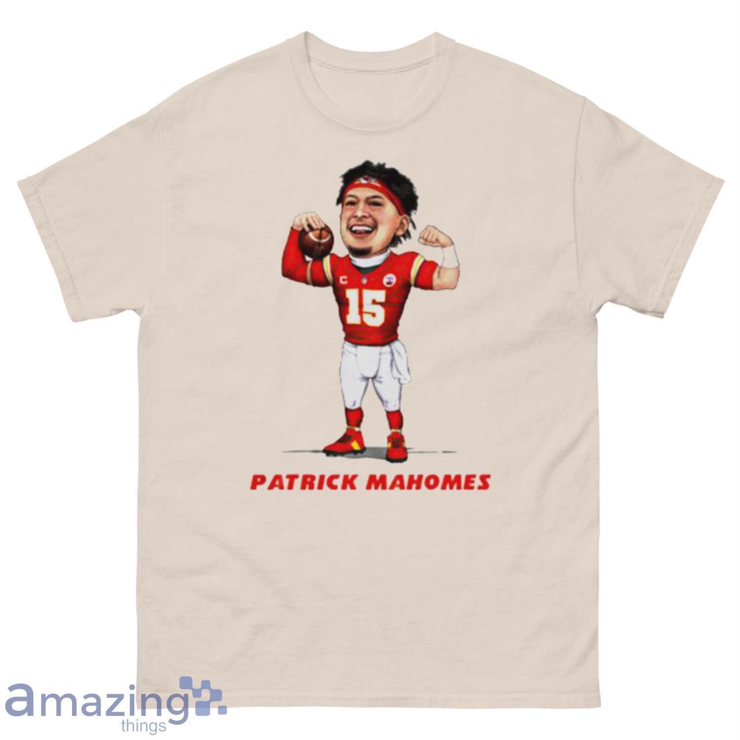 CustomCat Kansas City Chiefs Patrick Mahomes Retro NFL Jersey T-Shirt Black / 3XL