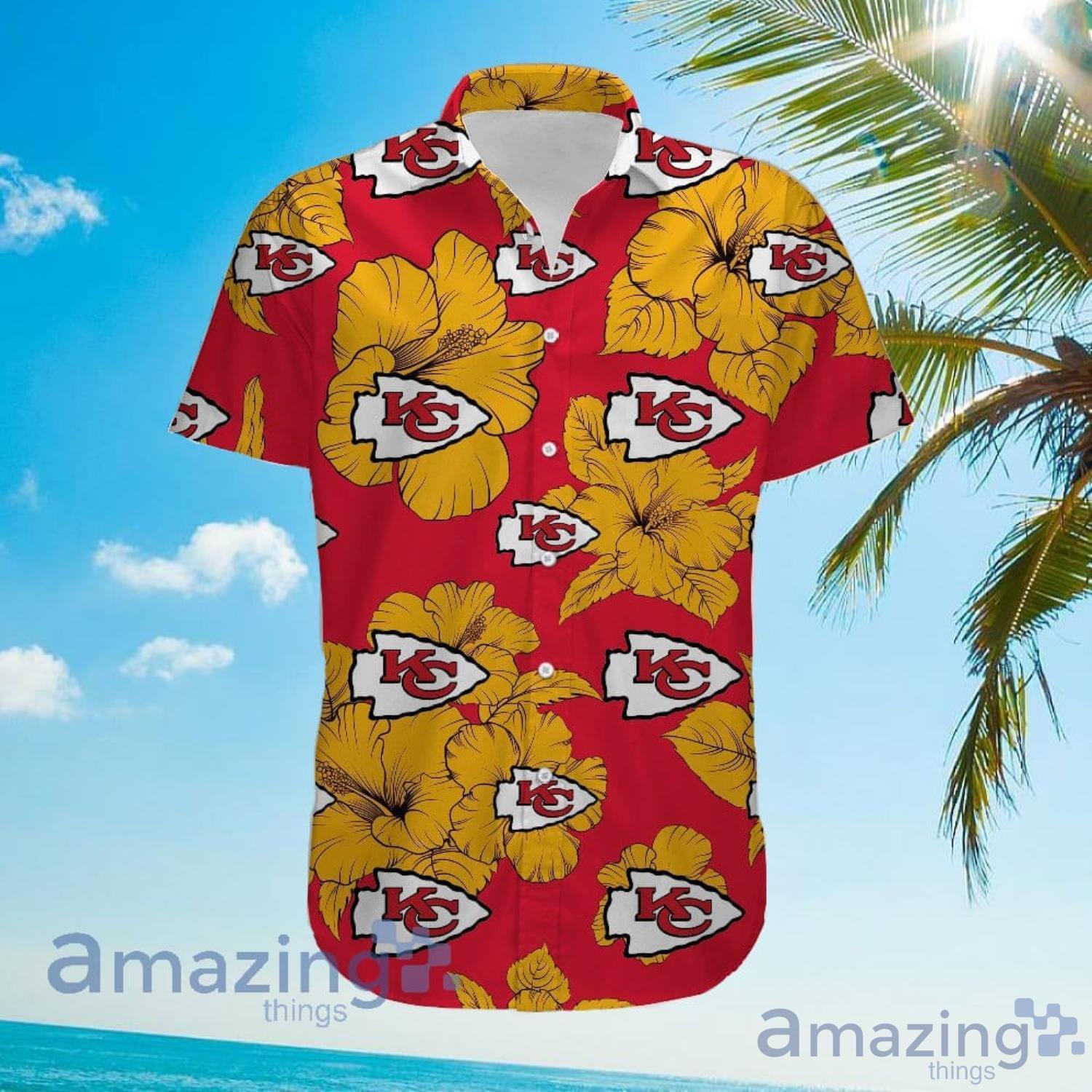 Kansas City Chiefs Button Up Shirt Short Sleeve Big Logo in 2023