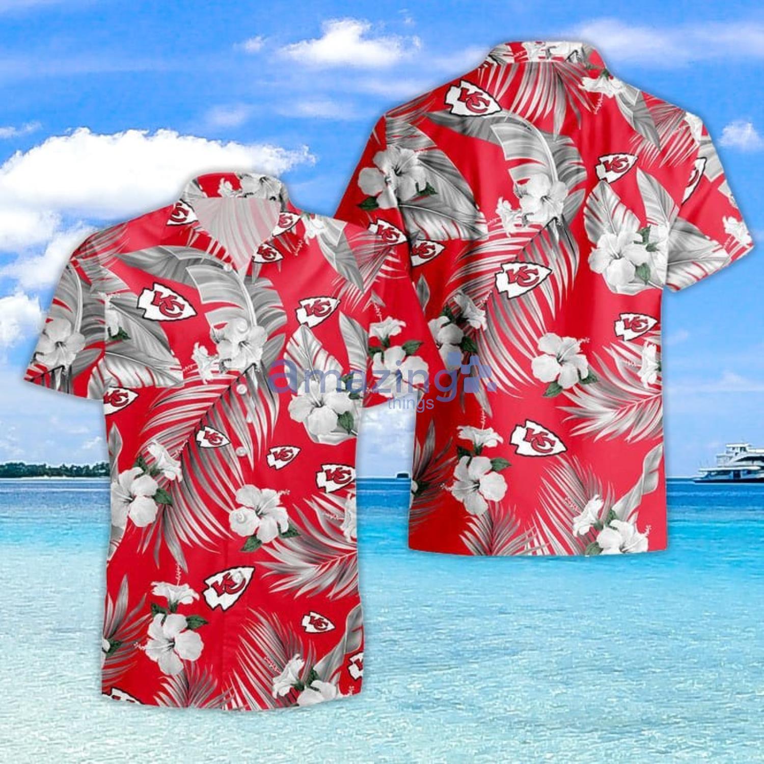 20% OFF Kansas City Chiefs Hawaiian Shirt Tropical Flower Short Sleeve – 4  Fan Shop