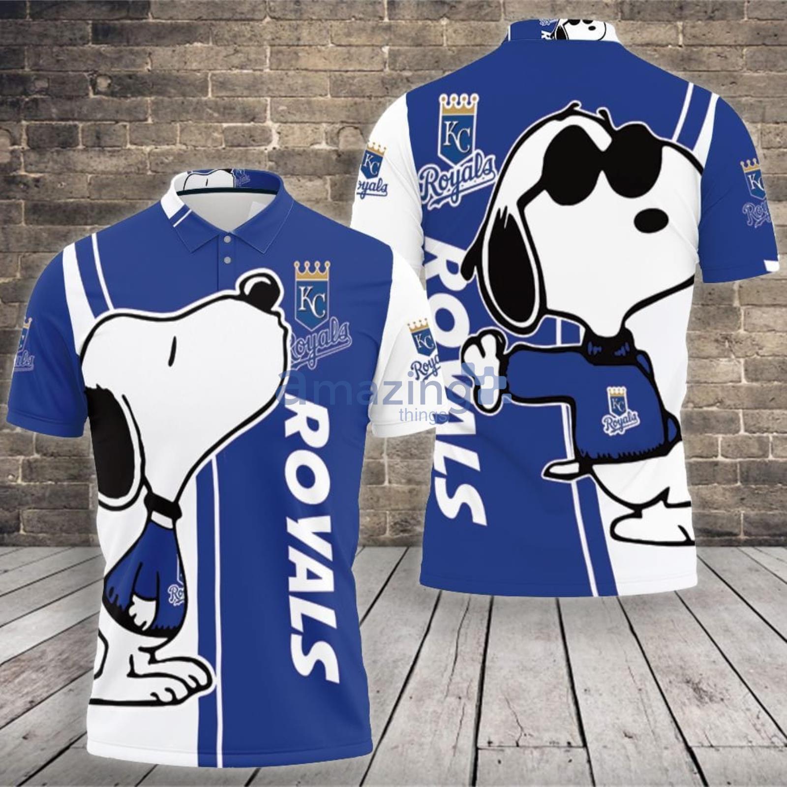 MLB Kansas City Royals And Snoopy Shirt - High-Quality Printed Brand