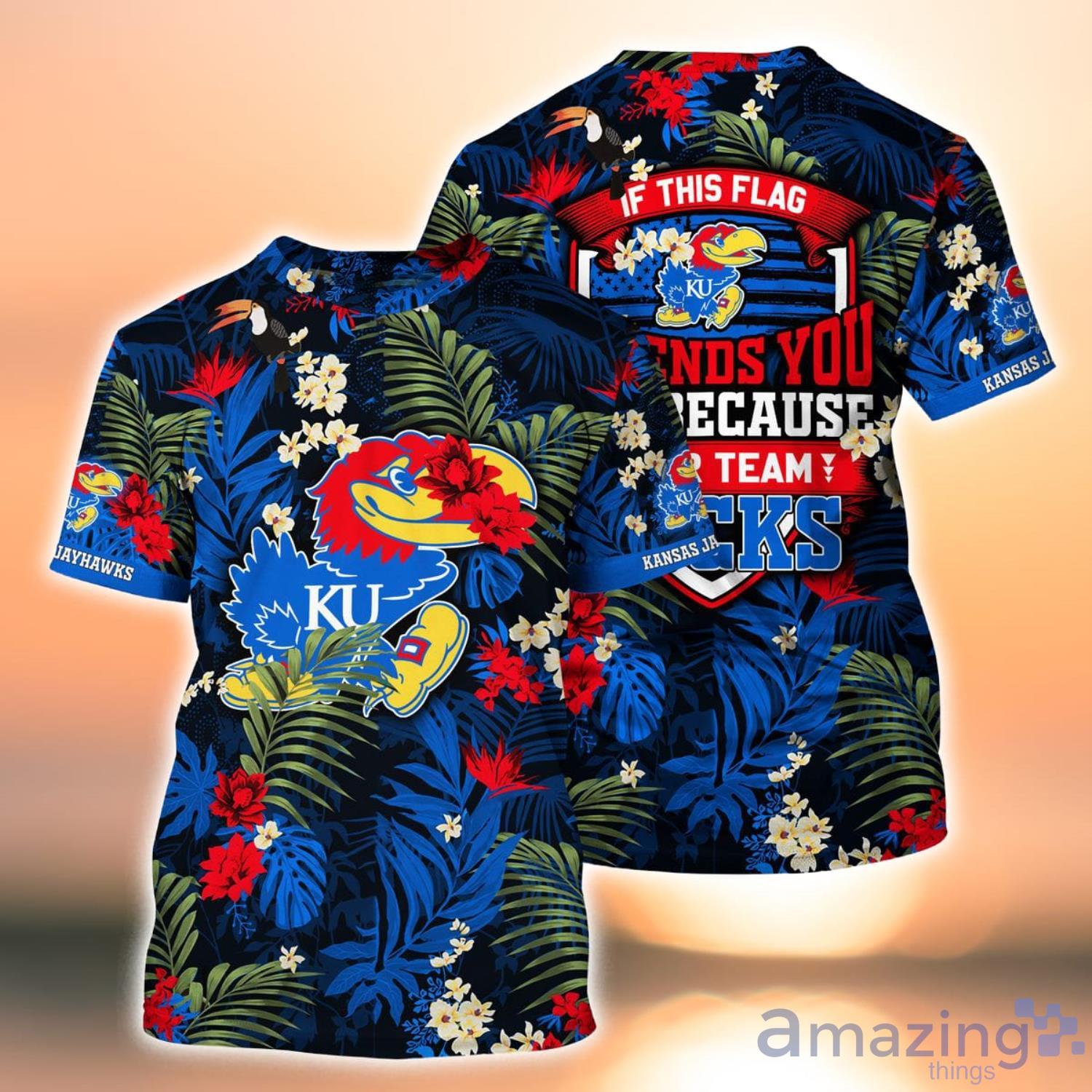 Kansas Jayhawks NCAA Hawaiian Shirt Summer Fruits Aloha Shirt - Trendy Aloha