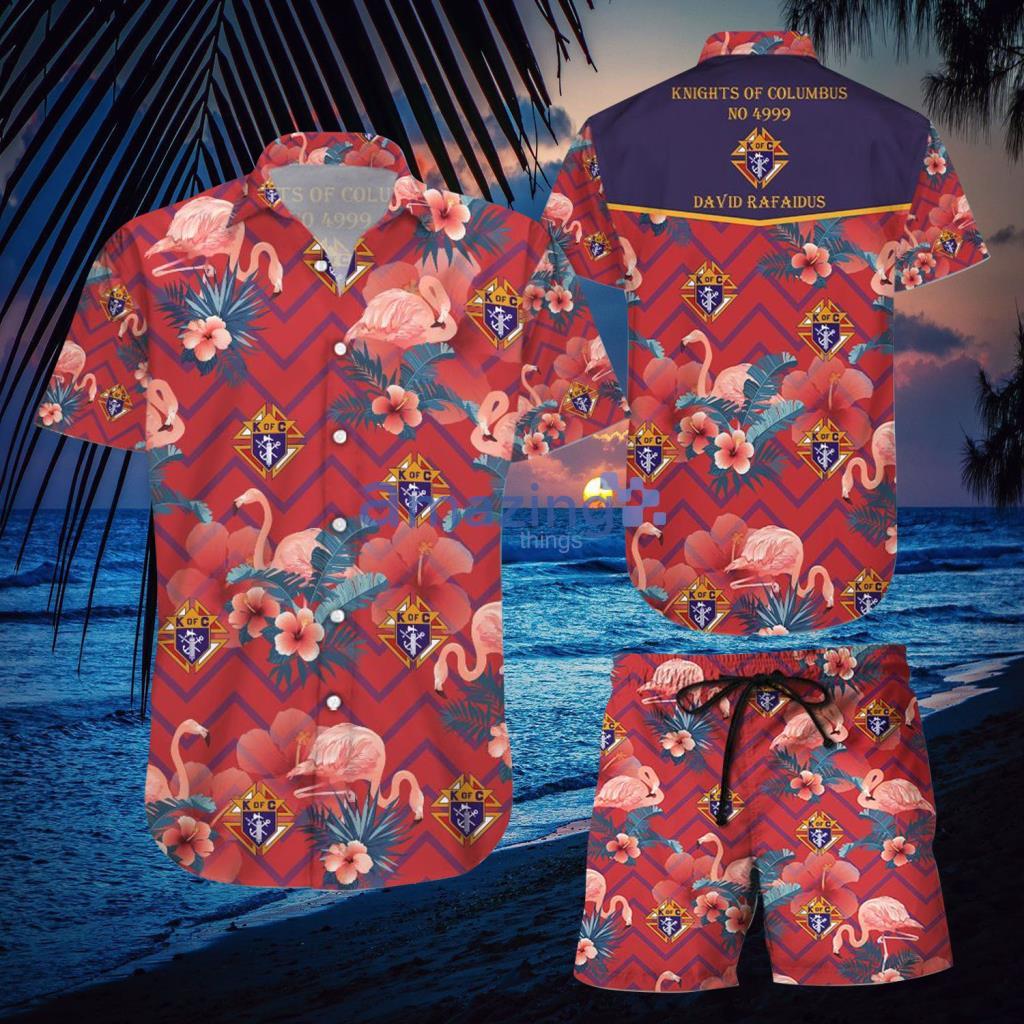 Knights Of Columbus Hawaiian Shirt And Short - Knights Of Columbus Hawaiian Shirt And Short