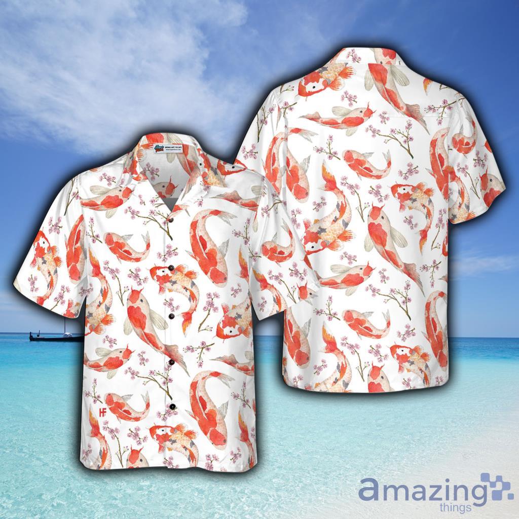 Koi Fish And Cherry Blossom Hawaiian Shirt For Men And Women - Koi Fish And Cherry Blossom Hawaiian Shirt For Men And Women Koi Fish And Cherry Blossom Hawaiian Shirt For Men And Women - Koi Fish And Cherry Blossom Hawaiian Shirt For Men And Women