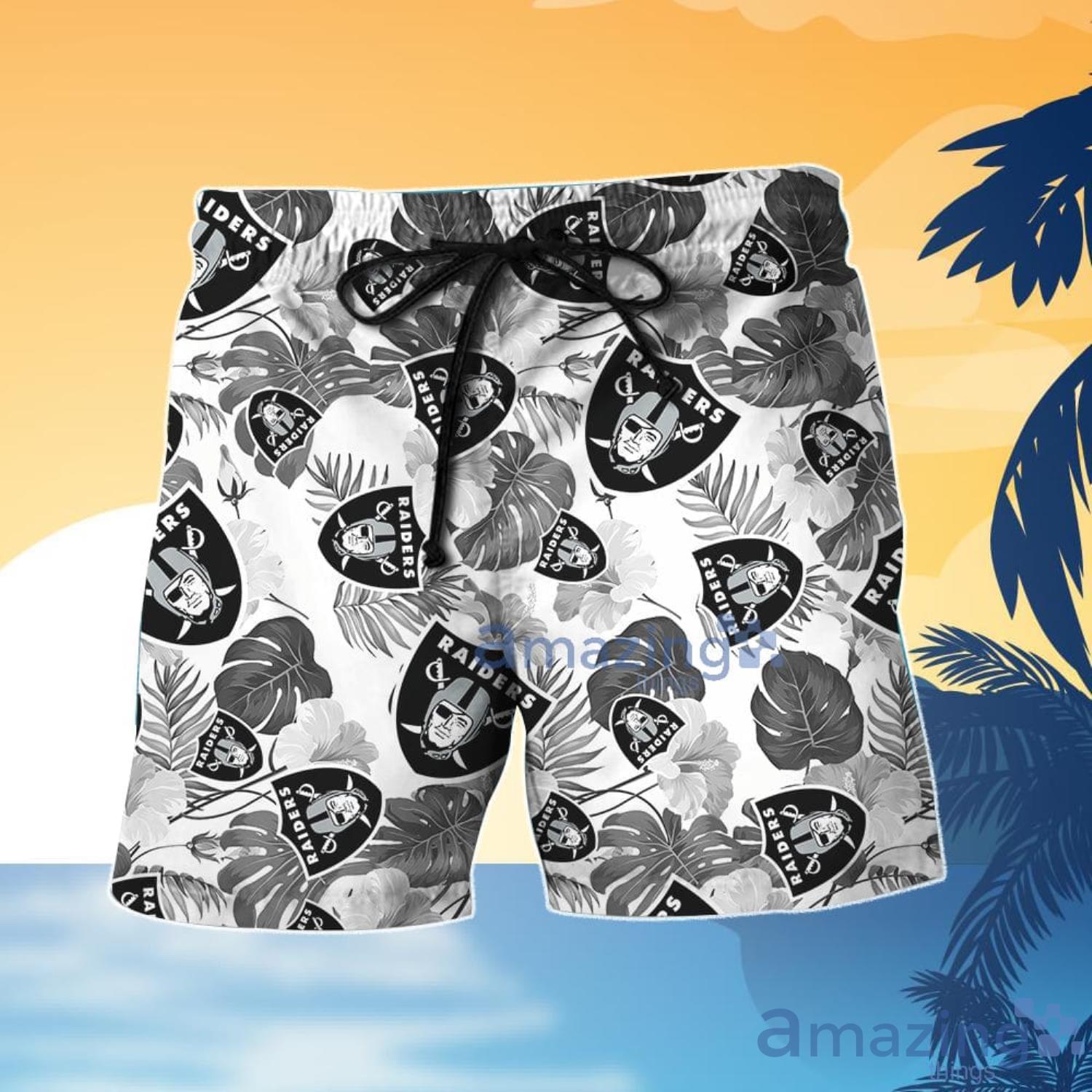 Las Vegas Raiders Cool Summer Hawaiian Shorts Gift For Fans