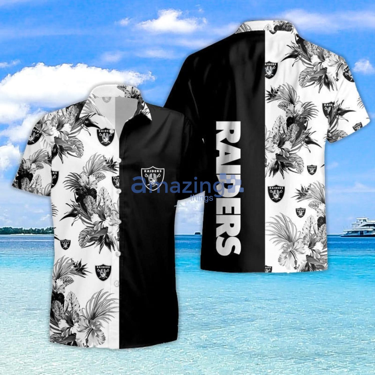 Raiders Hawaiian Shirt Raiders Tropical Forest Hawaiian Shirt