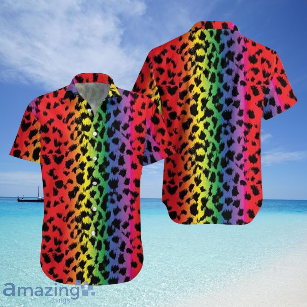 Leopard Skin LGBT Hawaiian Shirt For Men And Women - Leopard Skin LGBT Hawaiian Shirt For Men And Women