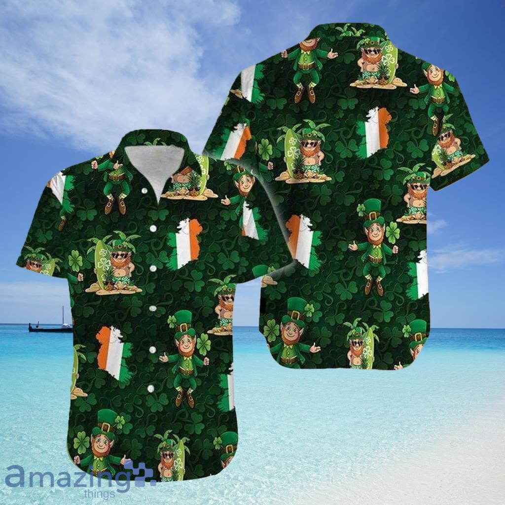 Los Angeles Rams Leprechaun St. Patrick's Day Hawaiian Shirts For Men And  Women