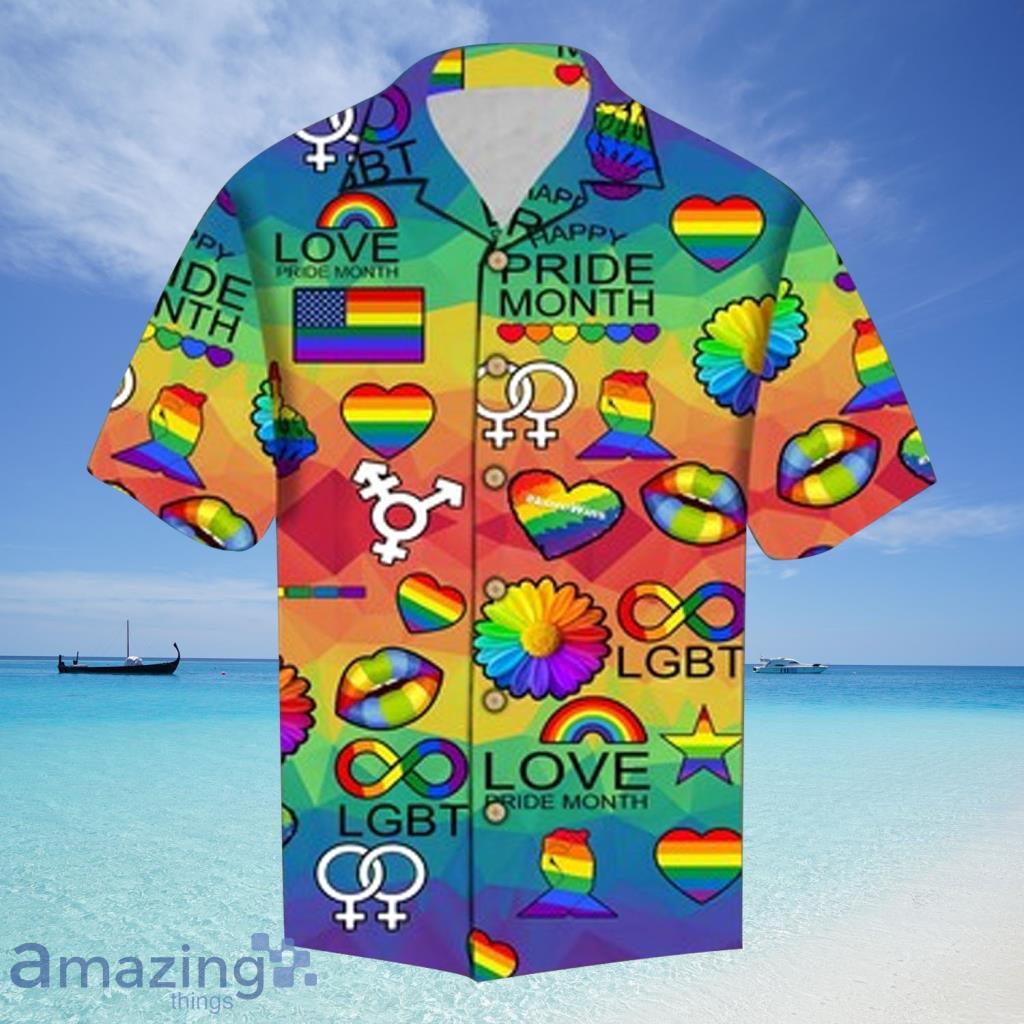 LGBT Happy Pride Mont Hawaiian Shirt For Men And Women - LGBT Happy Pride Mont Hawaiian Shirt For Men And Women