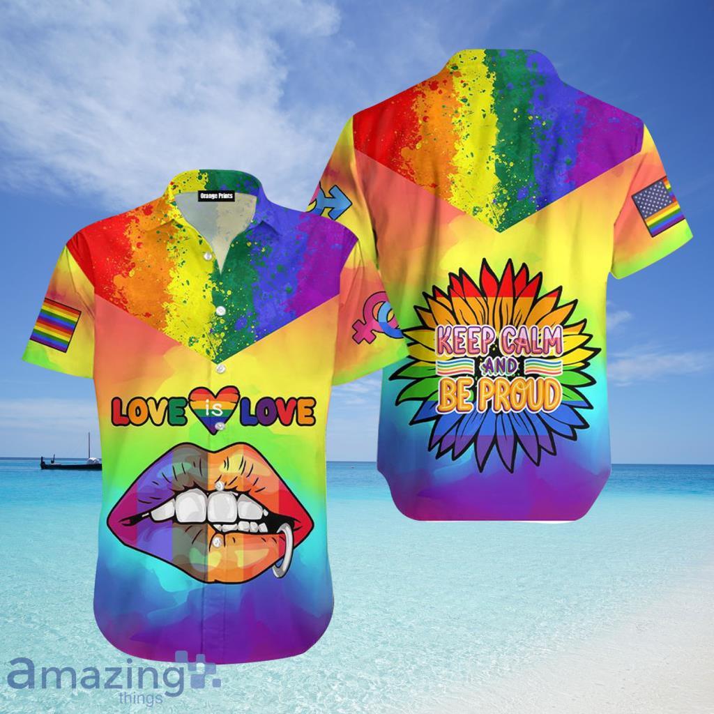 LGBT Love Is Love Hawaiian Shirt - LGBT Love Is Love Hawaiian Shirt