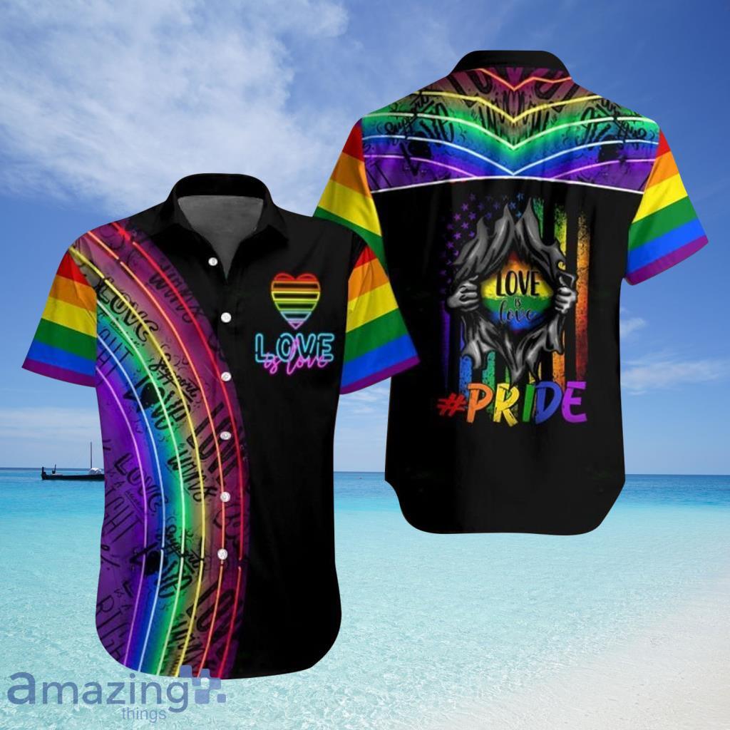 LGBT Love PRIDE Hawaiian Shirt For Men And Women - LGBT Love PRIDE Hawaiian Shirt For Men And Women