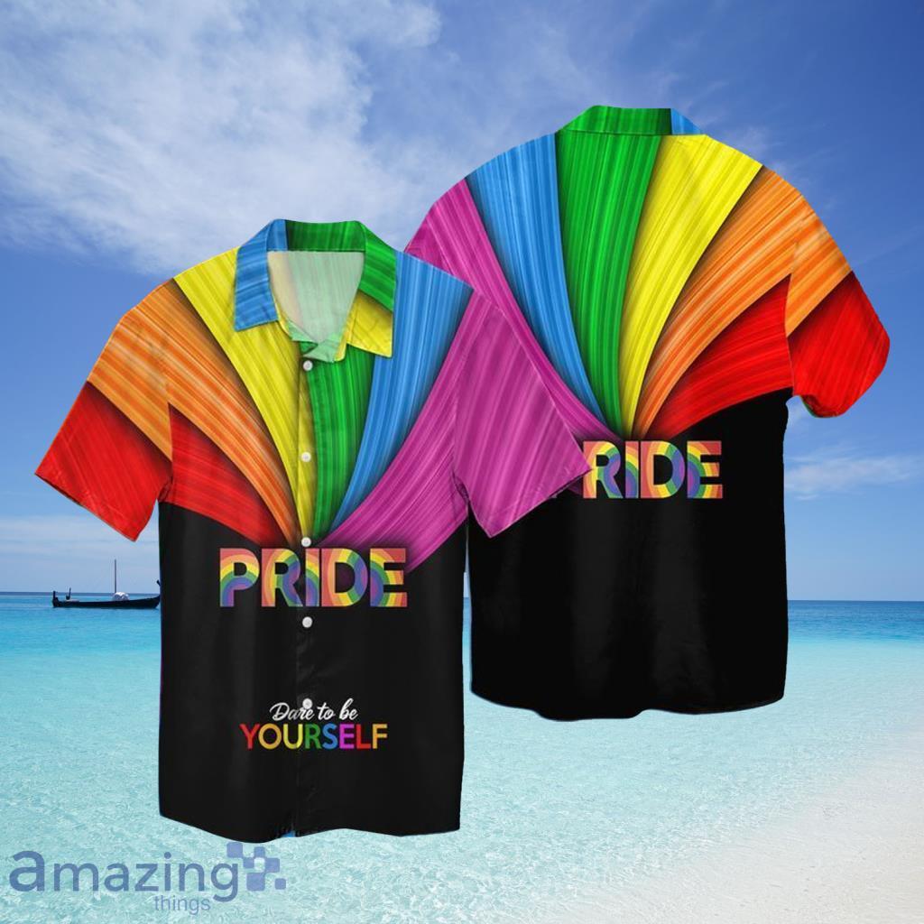 Lgbt Pride Dare To Be Yourself Hawaiian Shirt - Lgbt Pride Dare To Be Yourself Hawaiian Shirt Lgbt Pride Dare To Be Yourself Hawaiian Shirt - Lgbt Pride Dare To Be Yourself Hawaiian Shirt