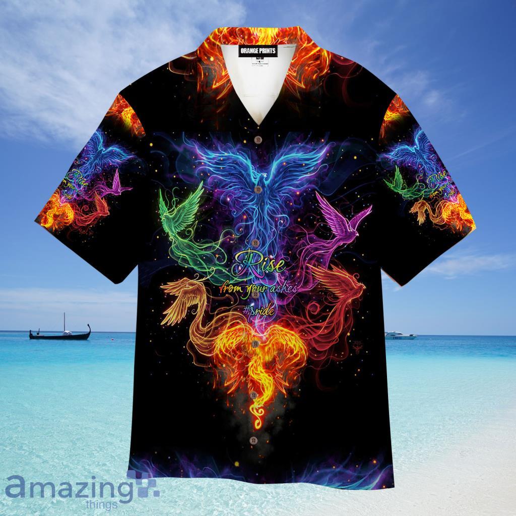 Lgbt Pride Rise From Your Ashes Hawaiian Shirt For Men And Women - Lgbt Pride Rise From Your Ashes Hawaiian Shirt For Men And Women