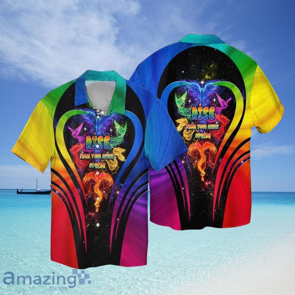 Lgbt Rise From Your Ashes Pride Hawaiian Shirt For Men And Women - Lgbt Rise From Your Ashes Pride Hawaiian Shirt For Men And Women