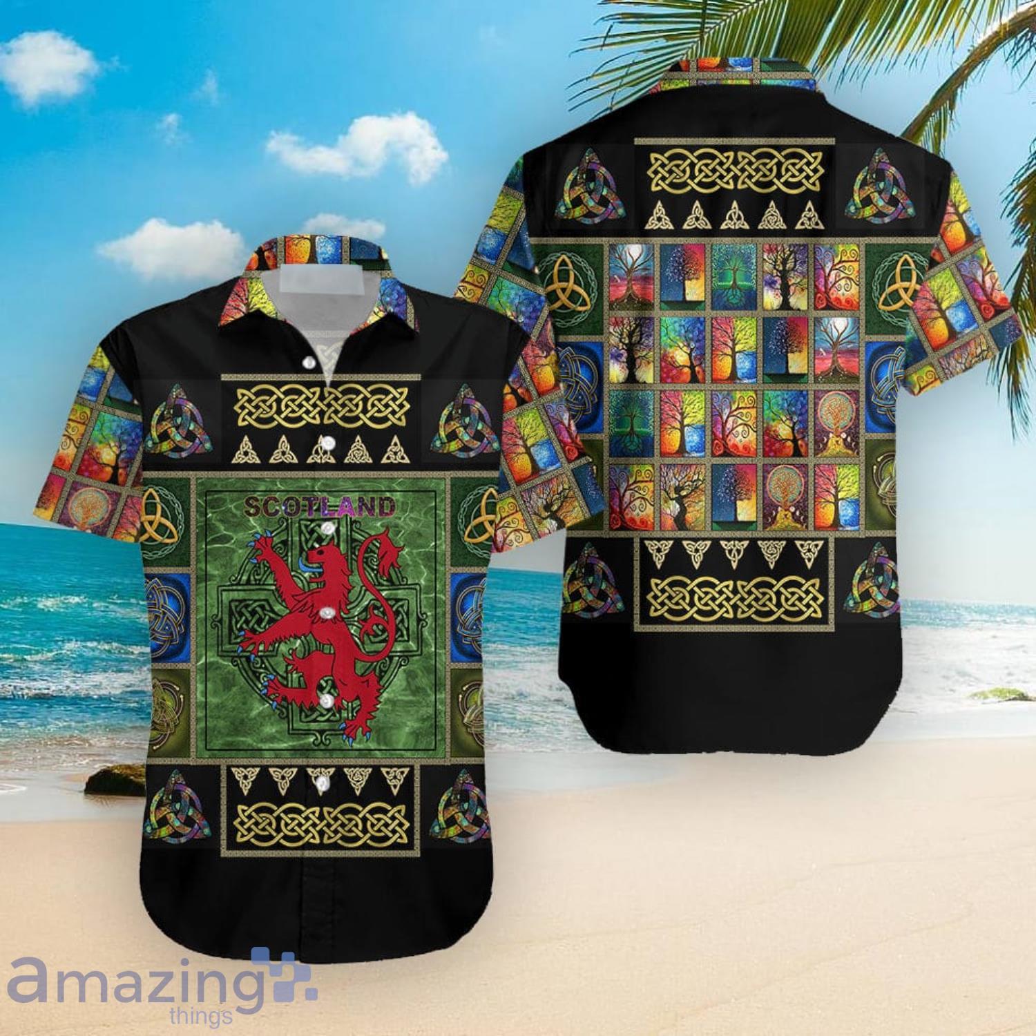 Lion Royal Irish St Patrick's Day Cute Gift Hawaiian Shirt Product Photo 1