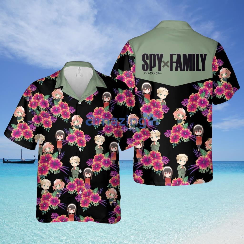 Loid Yor Anya Forger Spy X Family Anime Hawaiian Shirt - Loid Yor Anya Forger Spy X Family Anime Hawaiian Shirt