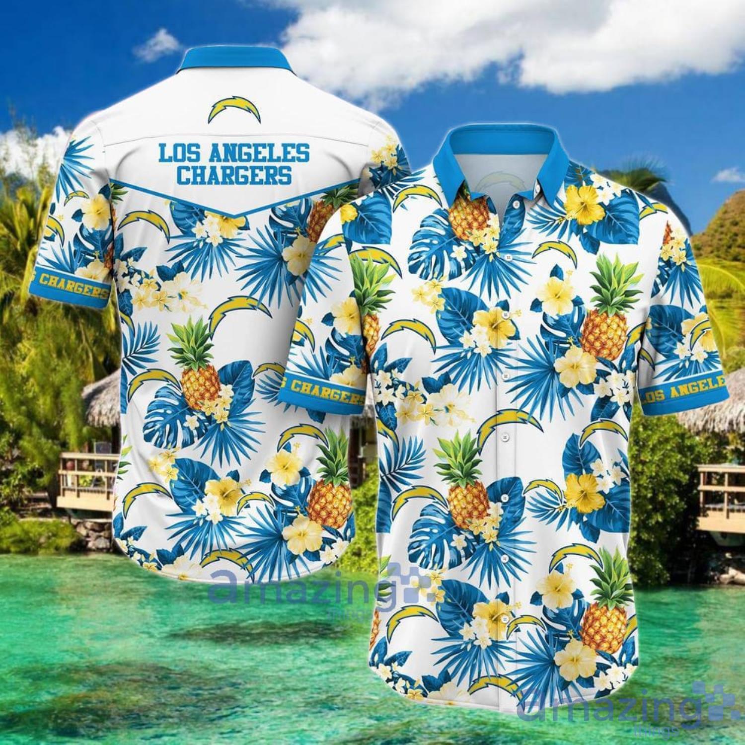 NEW Los Angeles Chargers NFL 3D All Over Printed Hawaiian Shirt, Short